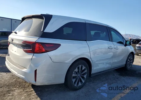 2025 Honda Odyssey Exl из США, поврежденный, VIN 5FNRL6H62SB012519